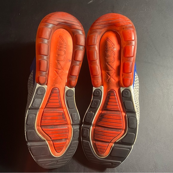 Nike Air Max 270 Flyknit ‘Blue Crimson’ AO1023-101 Sz 13 - Picture 6 of 6